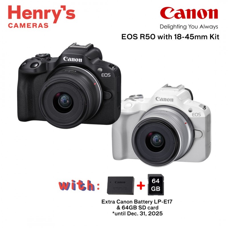 Canon EOS R50 with 18-45mm Kit